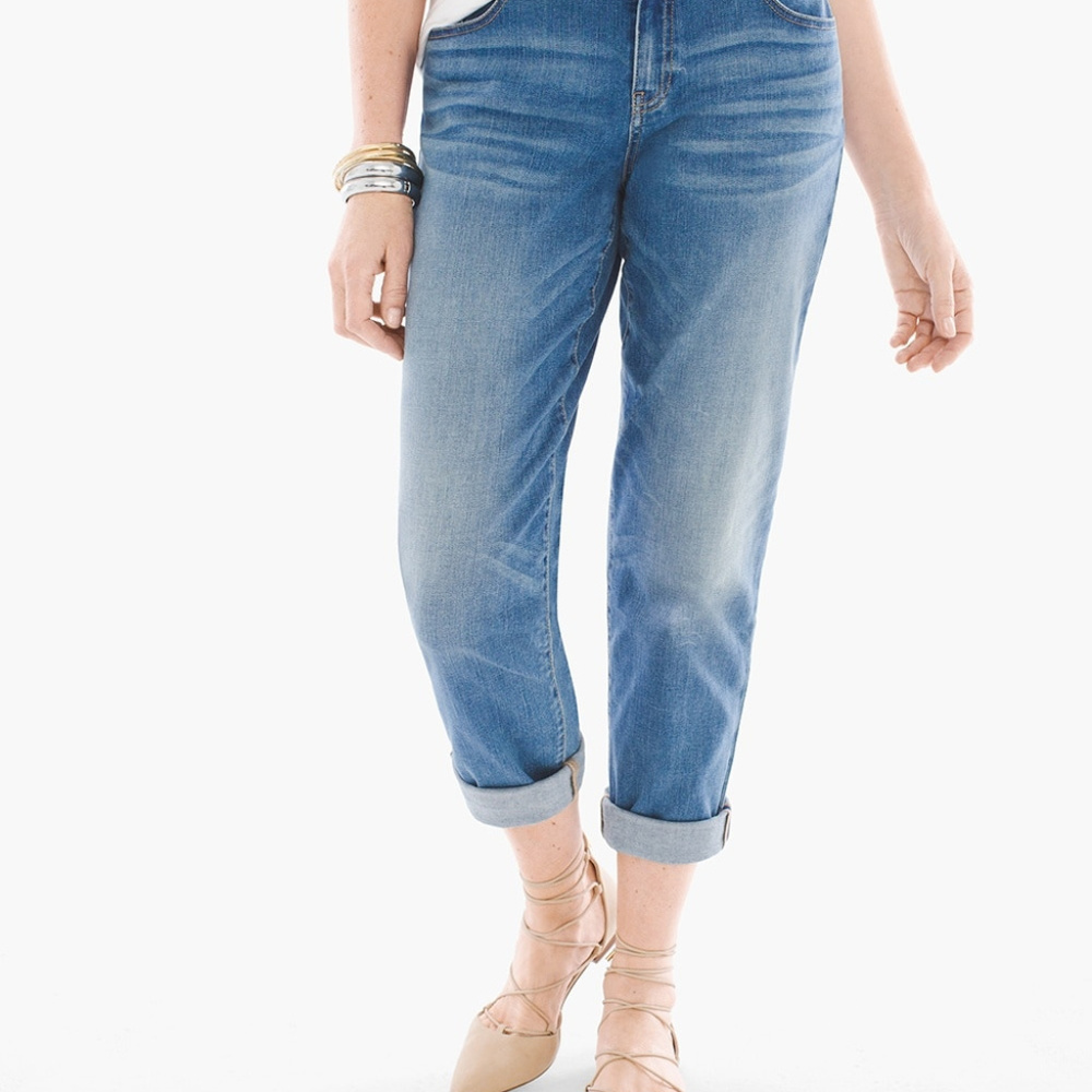 Chico's Platinum Boyfriend Cropped Jean  2.5 (14)
